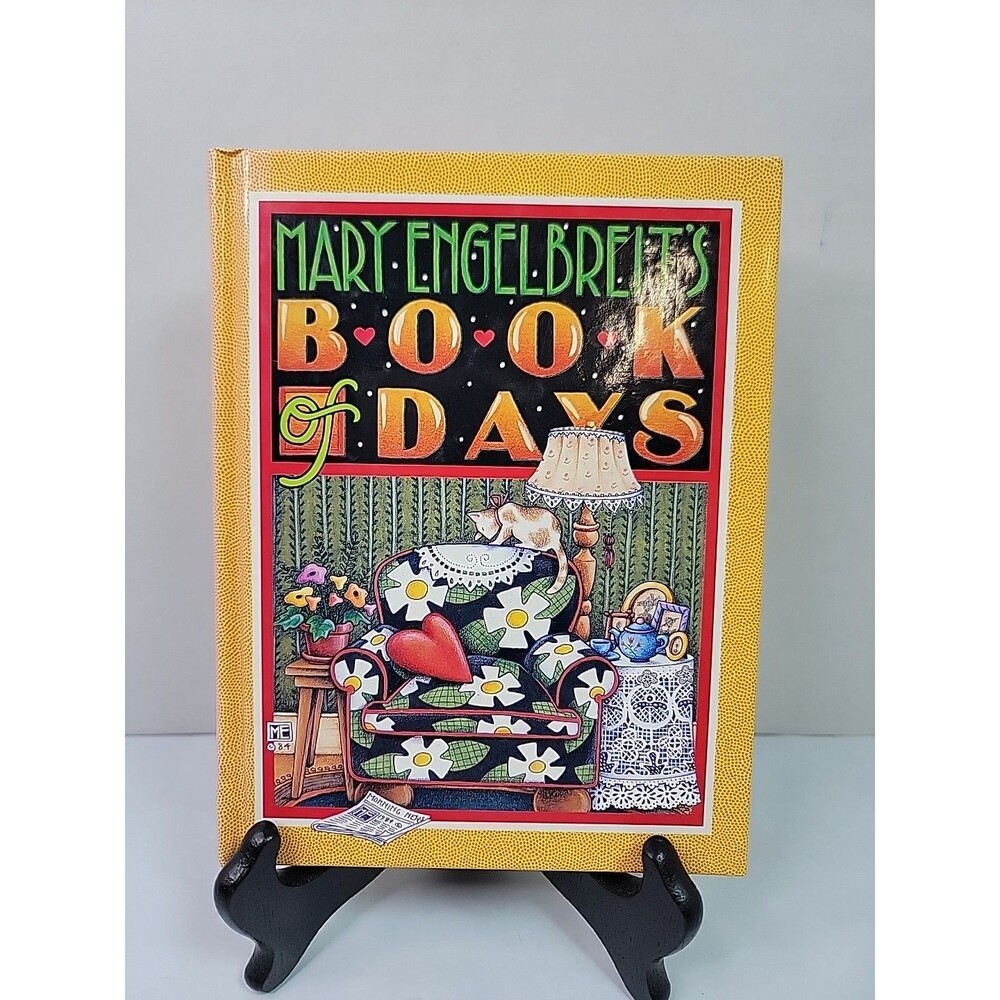 Mary Engelbreit’s Book of Days 1991 Workman Hardcover Planner Journal Calendar